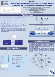 Ego IR An OntologyBased Legal Information Retrieval System