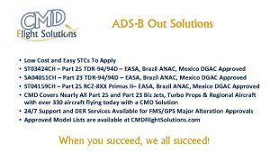 ADSB Out Solutions Low Cost and Easy STCs