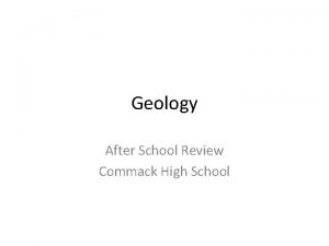 Geology After School Review Commack High School Erosion