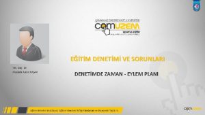 ETM DENETM VE SORUNLARI Yrd Do Dr Mustafa