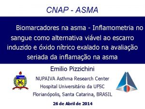 CNAP ASMA Biomarcadores na asma Inflamometria no sangue