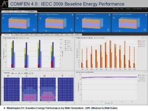 COMFEN 4 0 IECC 2009 Baseline Energy Performance