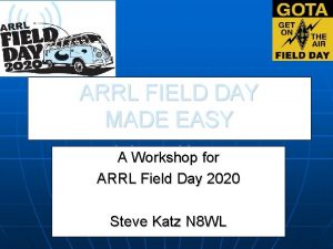 ARRL FIELD DAY MADE EASY Click to add