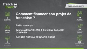 Comment financer son projet de franchise Atelier anim