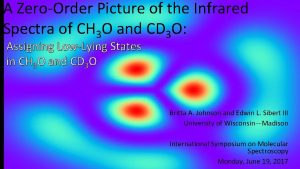 A ZeroOrder Picture of the Infrared Spectra of