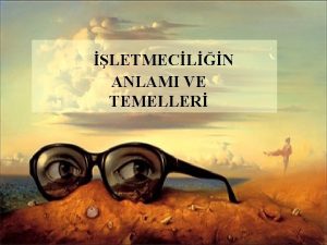 LETMECLN ANLAMI VE TEMELLER LETME retim geleri olan