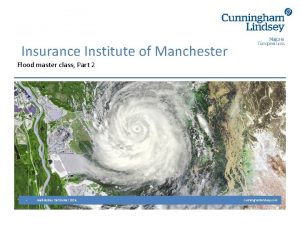 Insurance Institute of Manchester Flood master class Part