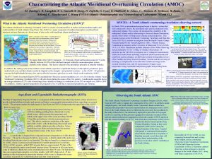 Characterizing the Atlantic Meridional Overturning Circulation AMOC M