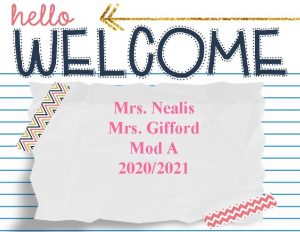 Mrs Nealis Mrs Gifford Mod A 20202021 My