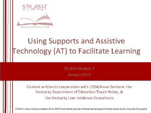 Assistive technology in classrooms