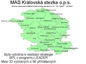 MAS Krlovsk stezka o p s Byla vybrna