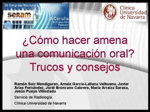 Cmo hacer amena una comunicacin oral Trucos y