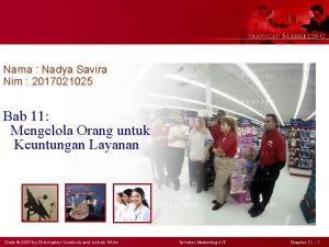 Nama Nadya Savira Nim 2017021025 Bab 11 Mengelola