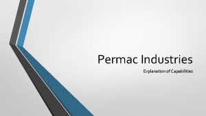 Permac industries