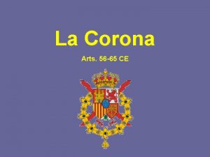 La Corona Arts 56 65 CE Sumario La