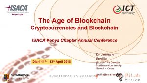 Isaca blockchain fundamentals