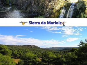Sierra de Mariola LEYENDA DE LA SIERRA DE