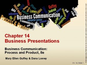 Business Communication Process and Product 8 e Mary
