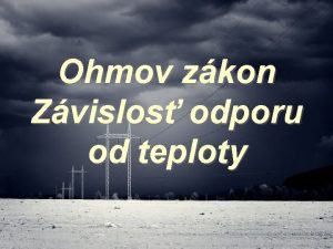 Georg simon ohm Georg simon ohm