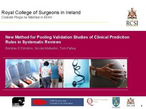 Royal College of Surgeons in Ireland Coliste Roga