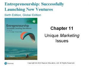 Entrepreneurship Successfully Launching New Ventures Sixth Edition Global