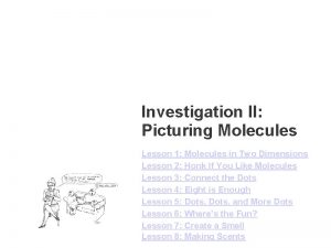 Smells Unit Investigation II Picturing Molecules Lesson 1