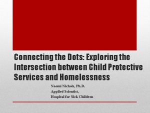 Connecting the Dots Exploring the Intersection between Child