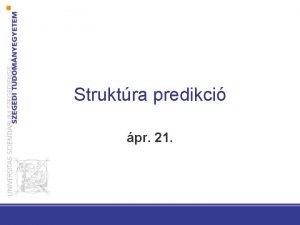 Struktra predikci pr 21 Struktra predikci minta IID