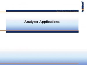 Experts in ChemFeed and Water Treatment Analyzer Applications