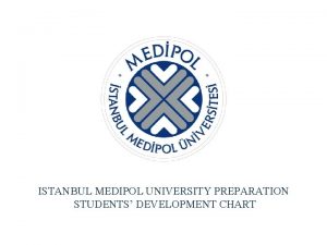 ISTANBUL MEDIPOL UNIVERSITY PREPARATION STUDENTS DEVELOPMENT CHART FOREWORD