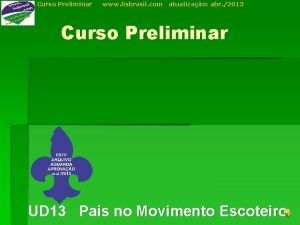 Curso Preliminar www lisbrasil com atualizao abr 2013