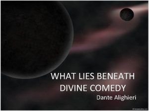 Dante's inferno synopsis