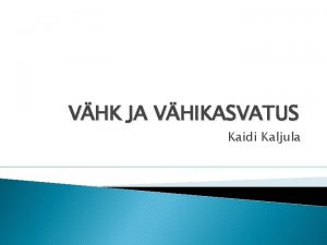 Kaidi kaljula