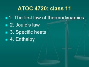 ATOC 4720 class 11 n 1 n n