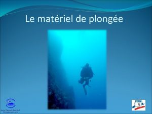 Le matriel de plonge Lucie Thierry JeanPaul P