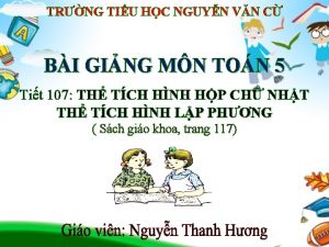 TRNG TIU HC NGUYN VN C BI GING