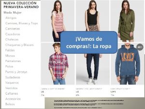 Vamos de Lacompras ropa La ropa http www