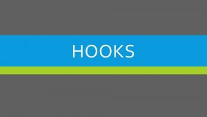 HOOKS A LITERARY QUOTE A QUOTE FROM A