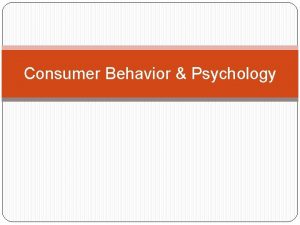 Buyer behavior definition