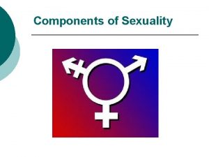 Components of Sexuality What is Sexuality Sexuality is
