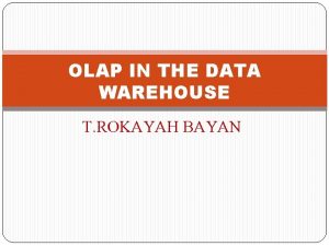 What does olap stand for