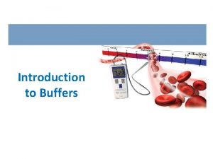 Introduction to Buffers COMMON ION EFFECT HC 2