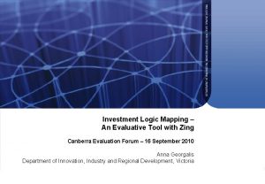 Investment logic mapping