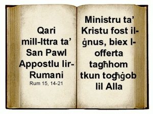 Ministru ta Qari Kristu fost ilmillIttra ta nus