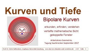 Kurven und Tiefe Bipolare Kurven erkunden erfinden verstehen