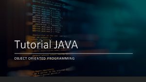 Tutorial JAVA OBJECT ORIENTED PROGRAMMING OOP Concept Abstraction