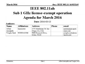 March 2016 doc IEEE 802 11 160232 r