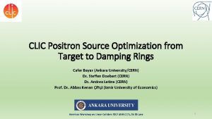 CLIC Positron Source Optimization from Target to Damping