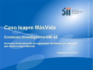 Caso Isapre Ms Vida Comisin investigadora CEI 44