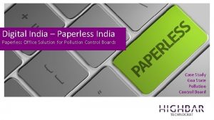 Digital India Paperless India Paperless Office Solution for